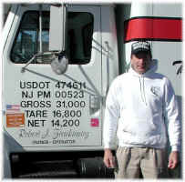 New Jersey public mover license #PC000523 displayed on the Classic Moving & Storage truck