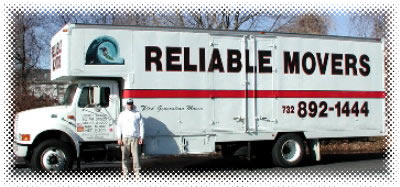 Reliable Movers truck today