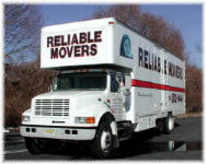 Classic Moving & Storage long-distance moving truck with its ramp lowered